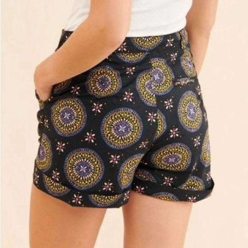 Anthropologie Maeve Abstract City Shorts - Picture 2 of 6